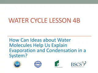 WATER CYCLE LESSON 4B