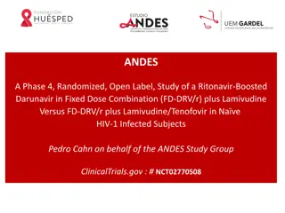 Phase 4 Study of Ritonavir-Boosted Darunavir in HIV-1 Infected Subjects