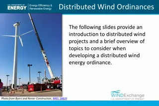 Introduction to Distributed Wind Projects Overview