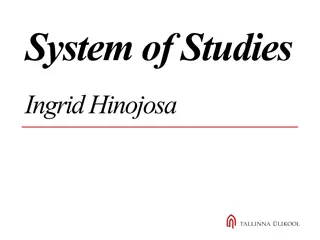 System of Studies