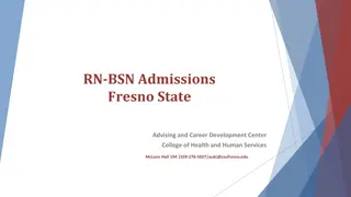 RN-BSN Admissions  Fresno State