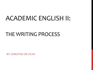 ACADEMIC ENGLISH II: