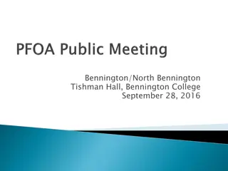 Bennington College - Tishman Hall Event