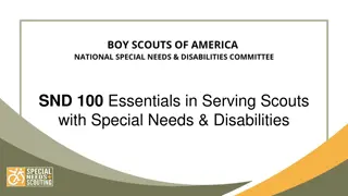 Essentials in Serving Scouts with Special Needs