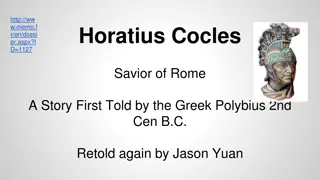 Horatius Cocles and the Defense of Rome