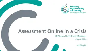 Assessment Online in a Crisis