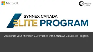 Accelerate Your Microsoft CSP Practice with SYNNEX's Cloud Elite Program
