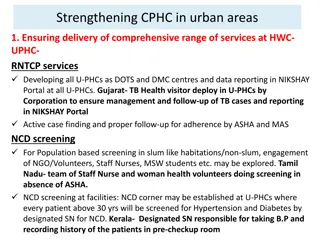 Strengthening Comprehensive Primary Healthcare in Urban Areas