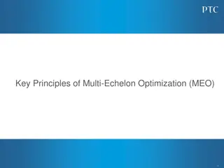 Key Principles of Multi-Echelon Optimization (MEO)