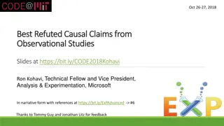 Best Refuted Causal Claims from Observational Studies
