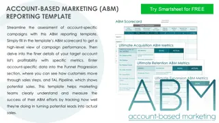 ACCOUNT-BASED MARKETING (ABM)  REPORTING TEMPLATE