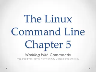 The Linux Command Line Chapter 5