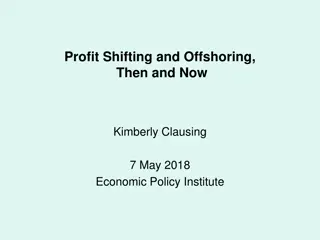 Profit Shifting and Offshoring: Addressing Challenges with TCJA