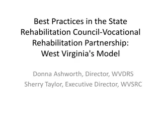 State Rehabilitation Council-Vocational Rehabilitation Partnership in West Virginia