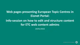 ETC Web Content Management Guidelines