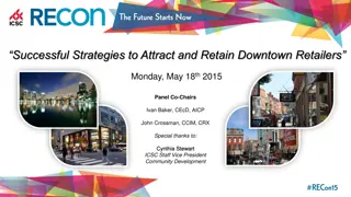 “Successful Strategies to Attract and Retain Downtown Retailers”