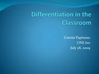 Differentiated Instruction Basics