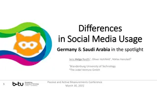 Differences in Social Media Usage