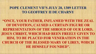 Letters of Pope Clement VII and Bishop Henry