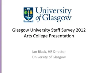 GU 2012 Arts College Staff Survey Findings