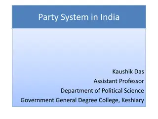 Party System in India