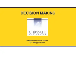 DECISION MAKING