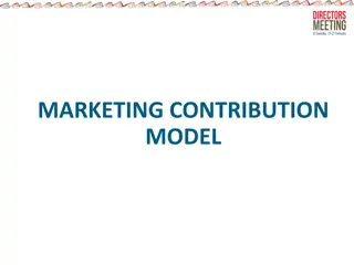 Marketing Contribution Model Overview