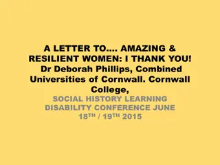 A Letter to Amazing & Resilient Women: Reflections and Thanks
