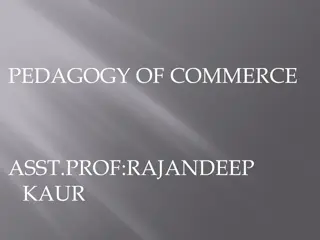 Pedagogy of Commerce