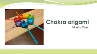 Monika Cilmi - Chakras and Origami
