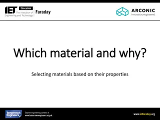 Selecting Turbojet Fan Blade Material