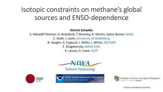 Isotopic Constraints on Methane Sources