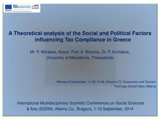 Analysis of Social and Political Factors in Tax Compliance