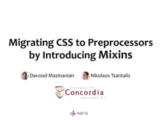 Introducing Mixins: Enhancing CSS Migration with Preprocessors