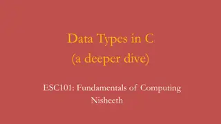 Data Types in C: A Deeper Dive
