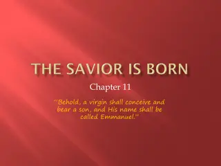 Birth of Jesus: The Humble Beginning