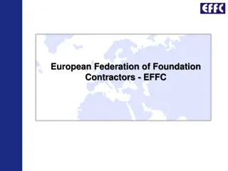 European Federation of Foundation Contractors - EFFC