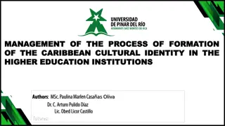 Management of Caribbean Higher Education Institutions for Cultural Identity Formation