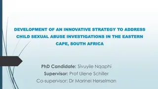 Addressing Child Sexual Abuse Investigations in Eastern Cape