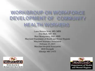 Community Health Worker Roles in Maryland