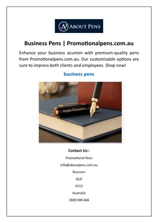 Business Pens Promotionalpens.com