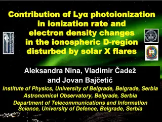 Contribution of Ly in Ionization Rate and Electron Density Changes in Ionospheric D-region