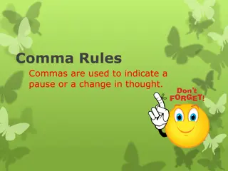 Comma Rules