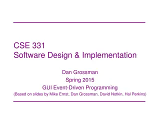 CSE 331 Software Design & Implementation