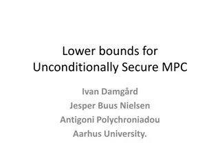 Lower bounds for  Unconditionally Secure MPC