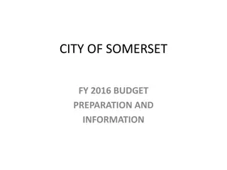 CITY OF SOMERSET