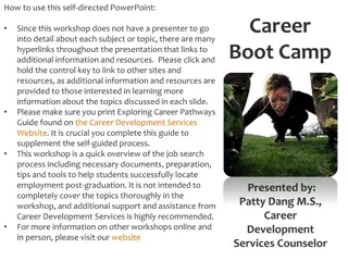 Self-Directed PowerPoint Career Boot Camp