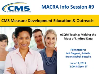 eCQM Testing: Making the Most of Limited Data