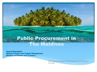 Public Procurement in the Maldives: Overview of Regulations and Framework