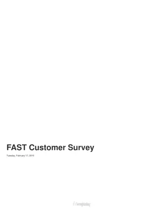 FAST Customer Survey